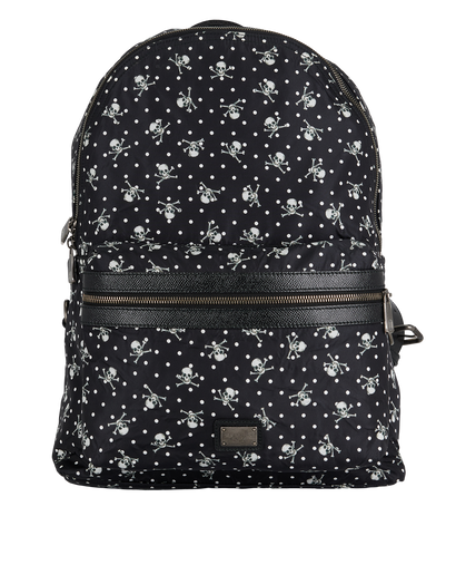 Skulls Dots Backpack, front view